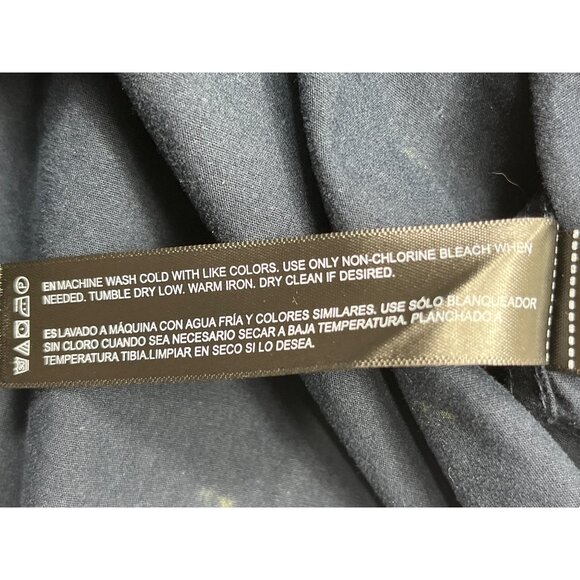 Denim & Flower Ricky Singh Navy Polka Dot Button-Up Shirt Mens M 100% Cotton - Picture 7 of 7